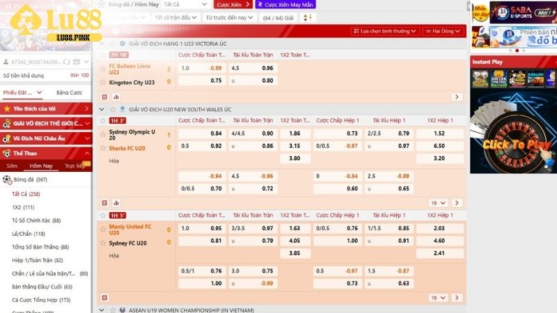 Lý do thể thao Lu88 được săn đón hiện nay