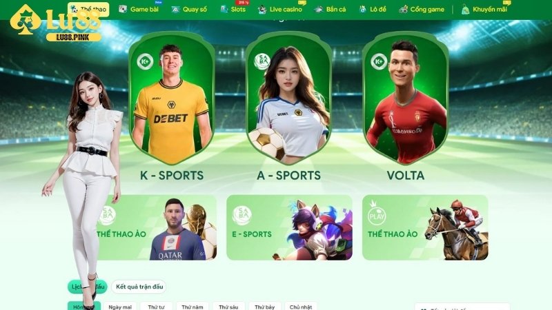 Thể thao: Bùng cháy cảm xúc, đặt cược mọi trận cầu nóng bỏng!